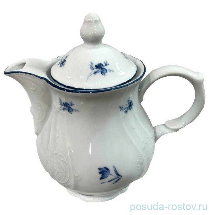 Кофейник 1 л гост.  Thun "Бернадотт /Синий цветок" / 350799