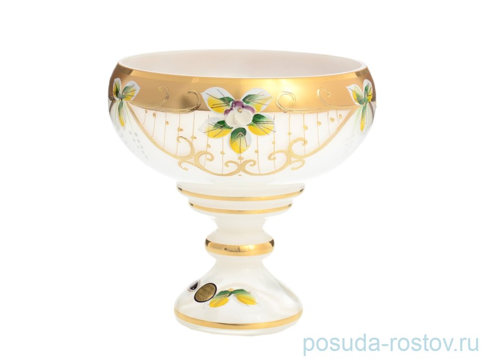 Конфетница 16 см н/н "Лепка белая" SC / 146908