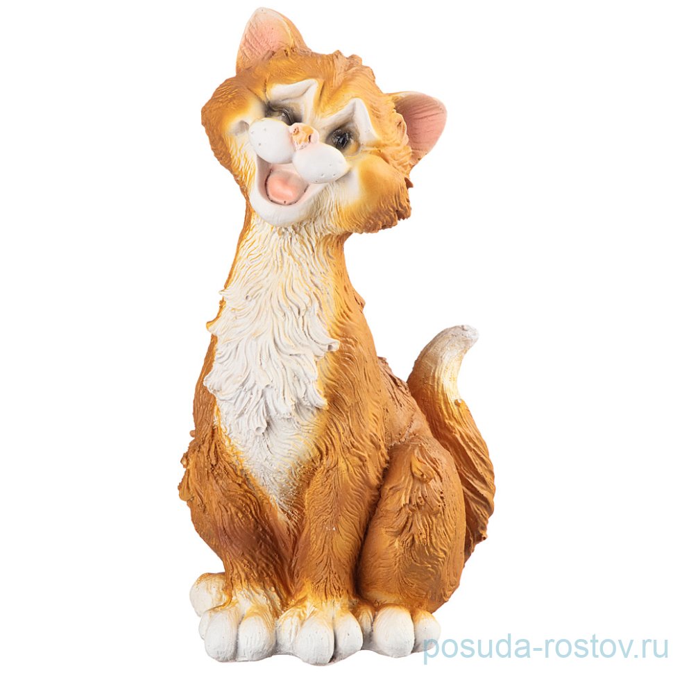 Фигурка 13 х 13 х 26 см "Забавный рыжий кот" / 270313