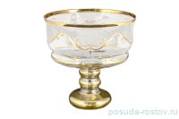 Ваза для фруктов 26 см н/н &quot;Каро золото&quot; / 100966