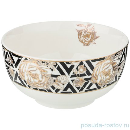 Салатник 14 см &quot;golden rose /геометрия&quot; / 208464