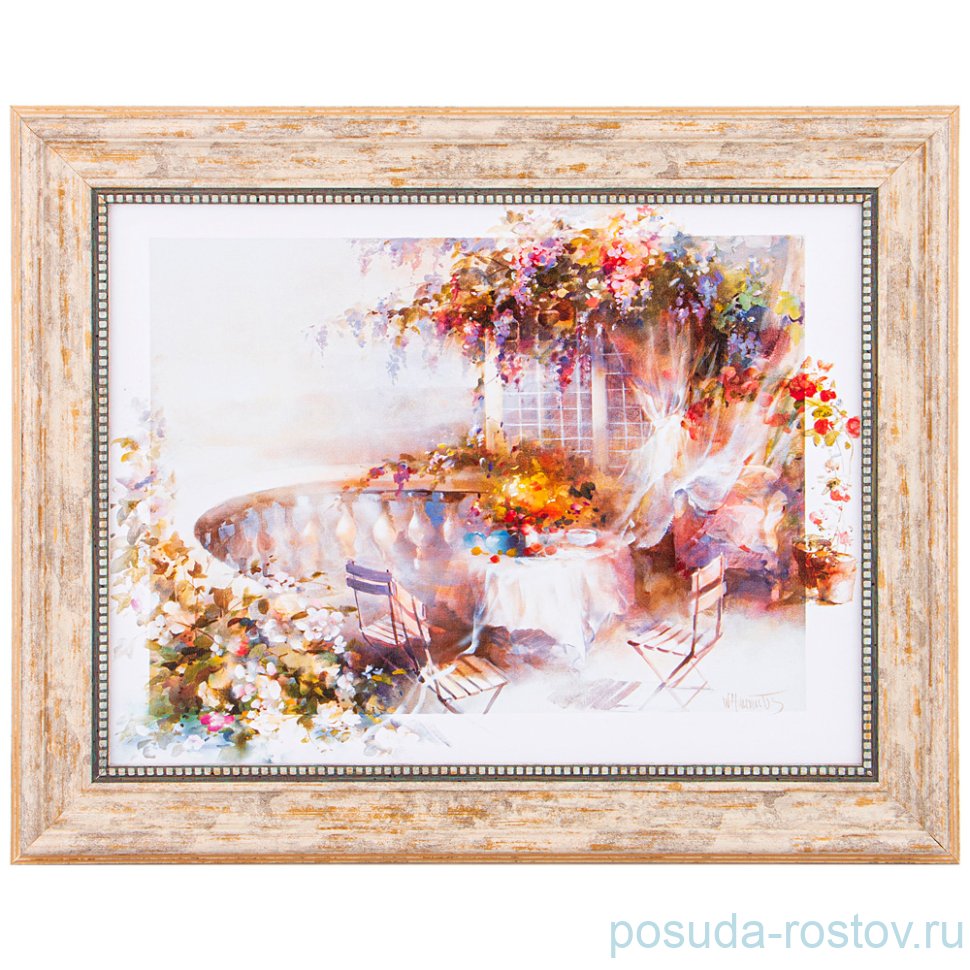 Картина 30 х 40 см /рамка золото с патиной / 275151