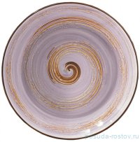 Тарелка 28,5 см глубокая сиреневая &quot;Spiral&quot; / 261691