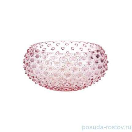 Ваза для фруктов 23 х 10 см розовая &quot;Hobnail Tapas&quot; / 336545