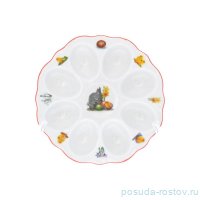 Блюдо для яиц 15 см &quot;Корона /Весна /Кролик и цыплёнок&quot;  / 255575