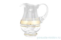 Кувшин для воды 1,5 л &quot;Цветочный узор на золоте&quot; / 107862