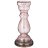 Подсвечник 11,5 х 11,5 х 26 см розовый / 272901