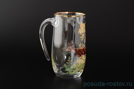 Кружка для пива 560 мл &quot;Кристалекс /Олень /Бег&quot; / 113586