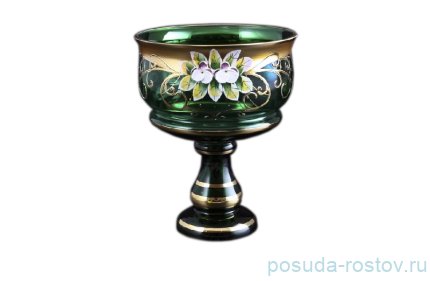 Ваза для конфет 15 см н/н &quot;Лепка зелёная&quot; / 092474