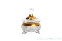 Сахарница 8,5 см &quot;CRYSTAL HEART /Матовое золото&quot; / 141201