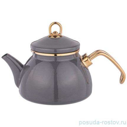 Чайник 1,1 л эмалированный серый &quot;Agness /Deluxe&quot; / 220897
