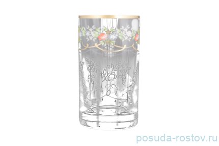 Стаканы для воды 230 мл 6 шт &quot;Цветочная роспись&quot;  / 086920
