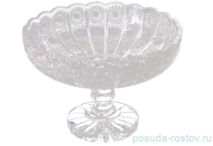 Ваза для фруктов 35 см н/н &quot;Хрусталь резной&quot; / 006680