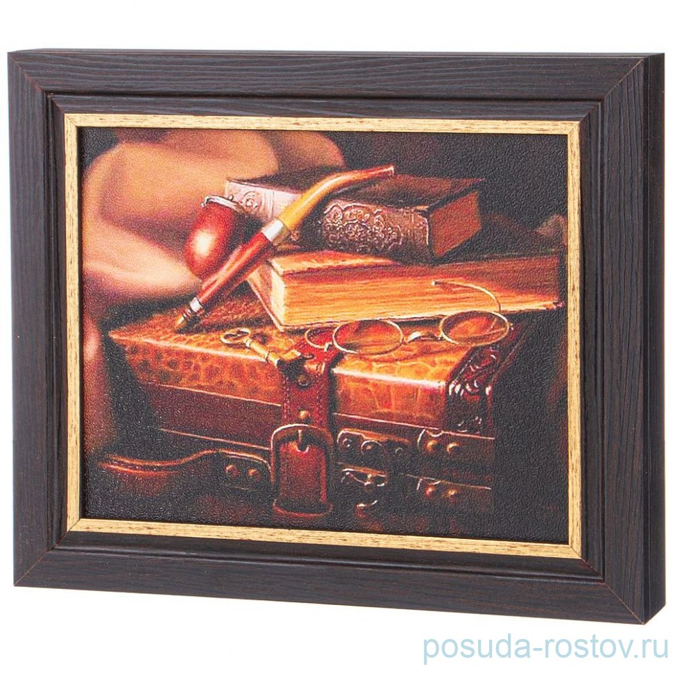 Ключница 20 х 25 см /рамка венге с золотом / 303573