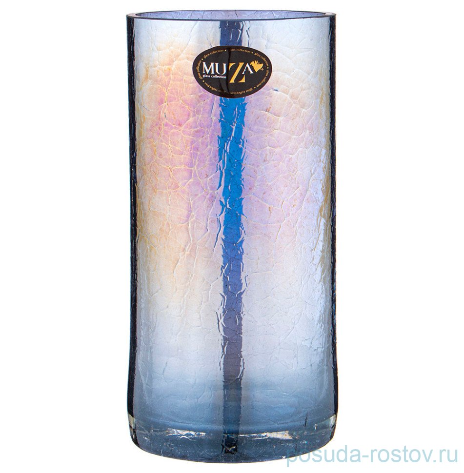 Ваза для цветов 12 х 25 см "cracle blue" / 312847