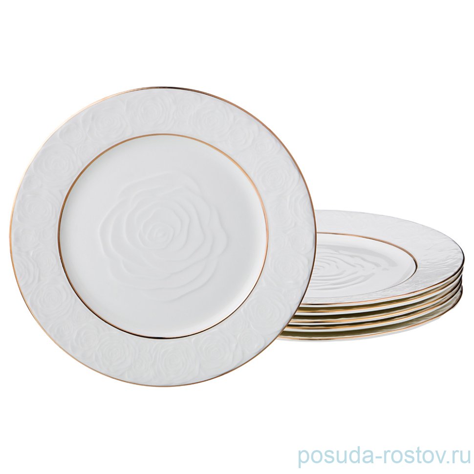 Набор тарелок 21 см 6 шт "Blanco" / 189266