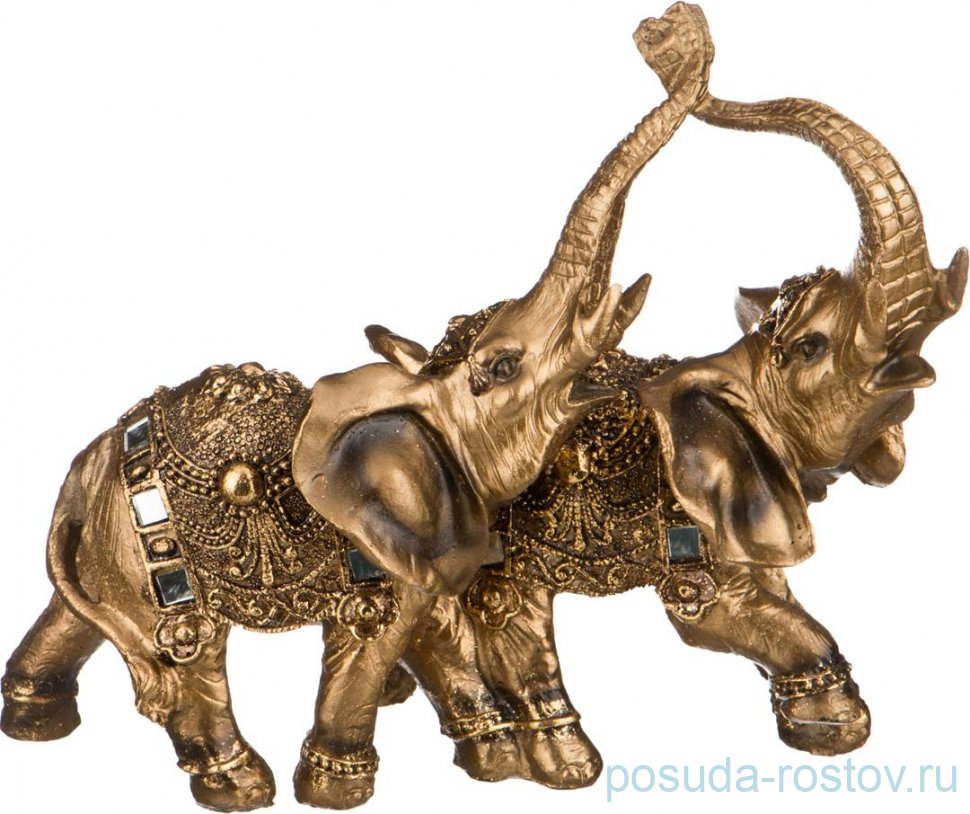 Фигурка 22,5 х 11 х 19 см "два слона" / 209488