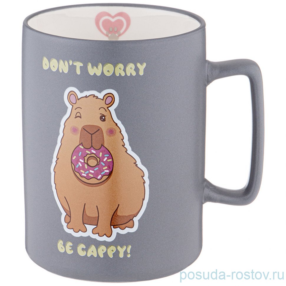 Кружка 400 мл "Dont worry be cappy" / 349205 Кружка 400 мл "Dont worry be cappy" / 349205