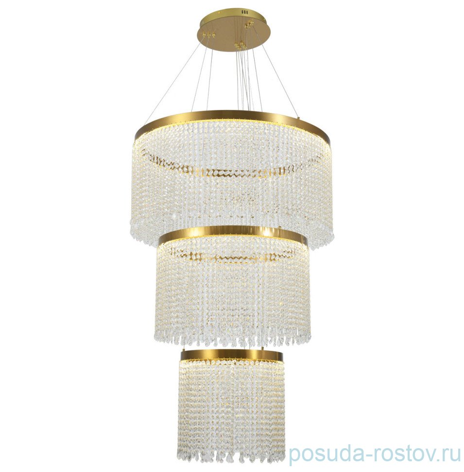 Люстра 3-х ярусная "Вассерфалл" 80 х 310 см / 329040 Люстра 3-х ярусная "Вассерфалл" 80 х 310 см / 329040