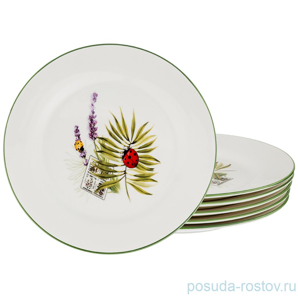 Набор тарелок 25,5 см 6 шт "Леди-Баг" / 262043