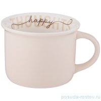 Кружка 160 мл бежевая &quot;Break time&quot; / 339664