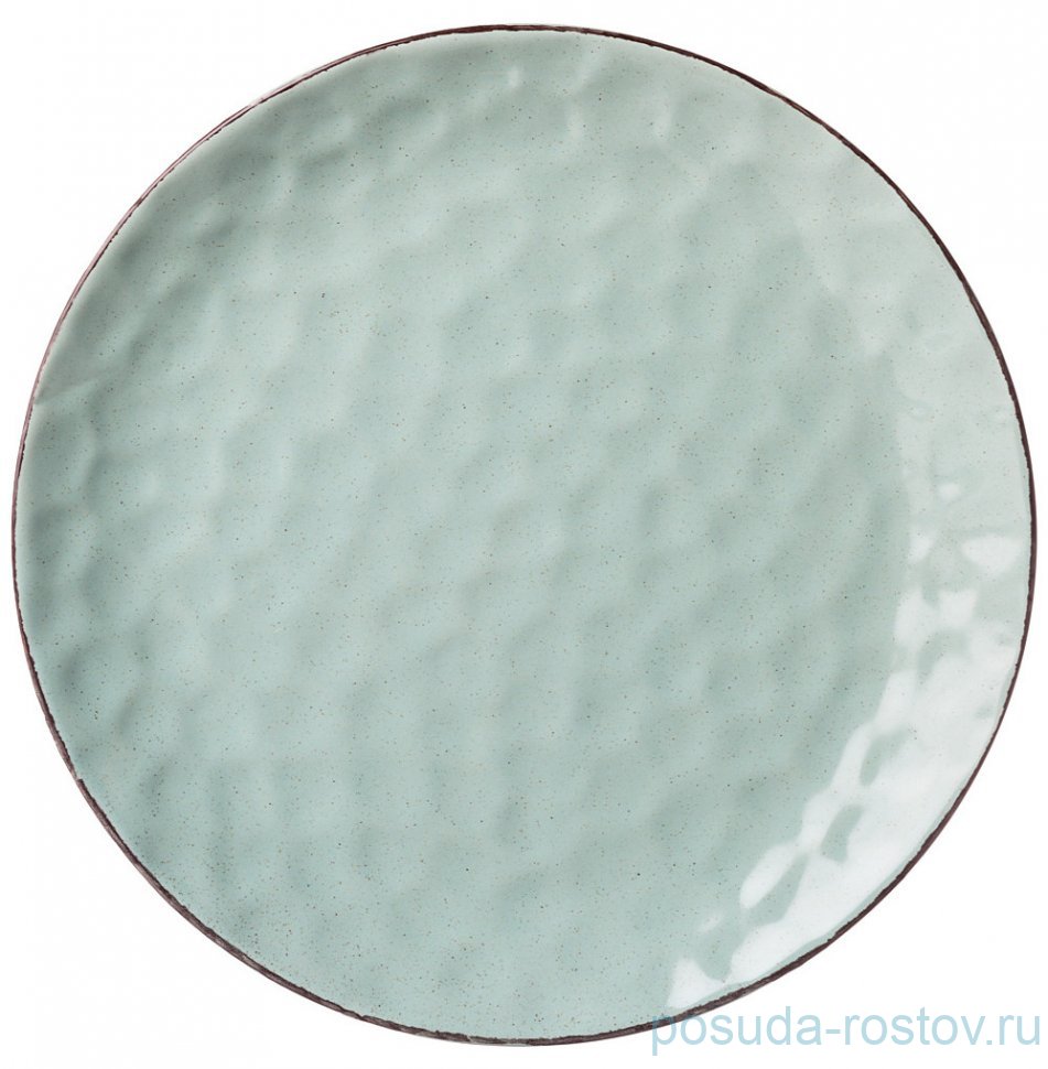 Тарелка 24 см "Отражение /Зелёная мята" (6шт.) / 302260