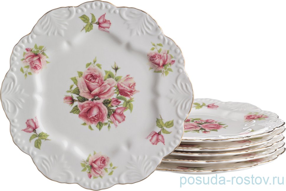 Набор тарелок 24 см 6 шт "жаклин" / 186453