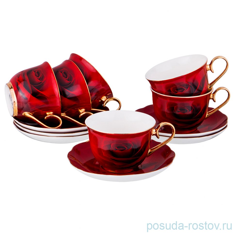 Набор чайных пар 270 мл 6 шт "кармен" / 189700