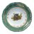 Тарелка 22,5 см 1 шт глубокая &quot;Мария-Тереза /Охота зелёная 2&quot; / 109797