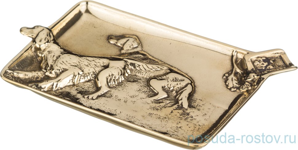 Пепельница 11 х 8  см "Охотничьи собаки /Stilars"  / 198527