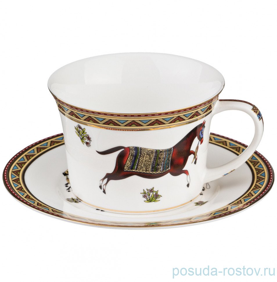 Чайная пара 270 мл 1 шт "Лошадь" / 209687