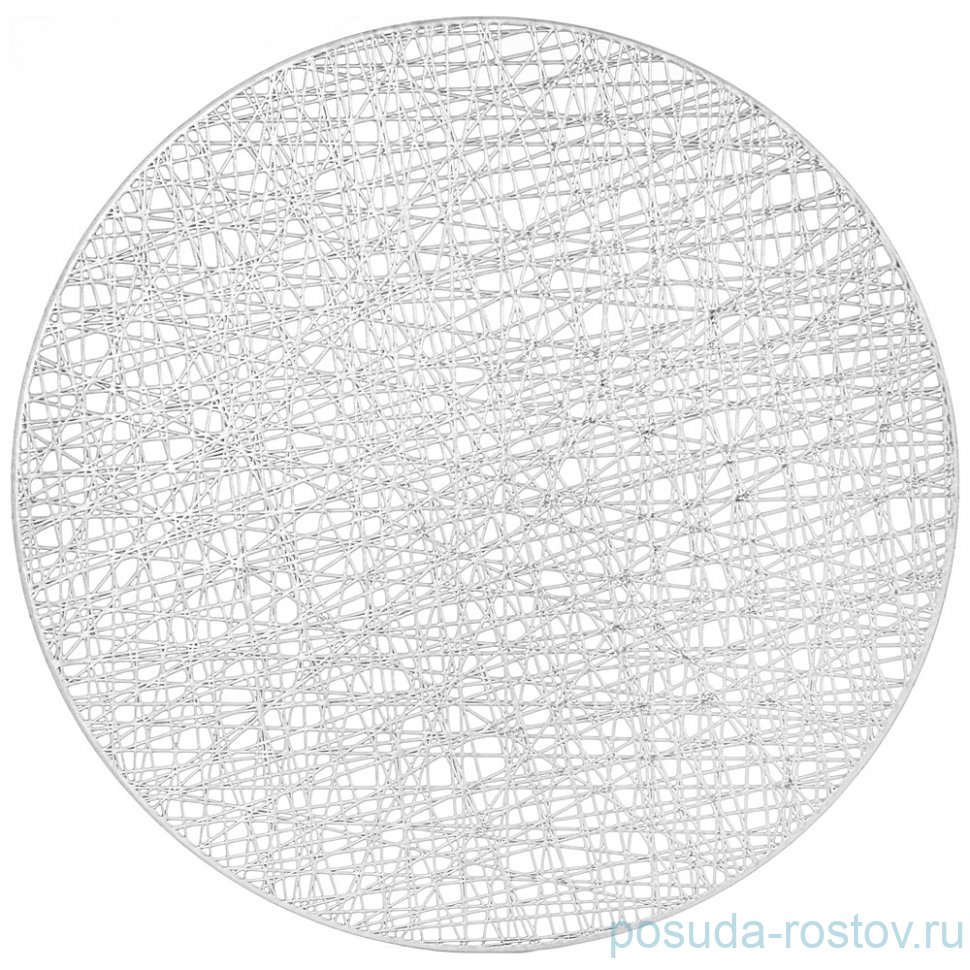 Набор подстановочных салфеток 38 см 4 шт "Galaxy silver" / 335565