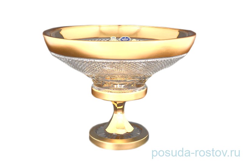 Фруктовница 30 см н/н "Sonne Crystal /Фелиция /Золото" / 093089