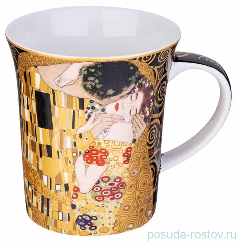 Кружка 420 мл "поцелуй (г. климт)" / 350097 Кружка 420 мл "поцелуй (г. климт)" / 350097
