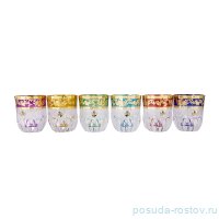 Стаканы для виски 350 мл 6 шт &quot;Адажио /Золотой узор 801 /Ассорти&quot; / 231704