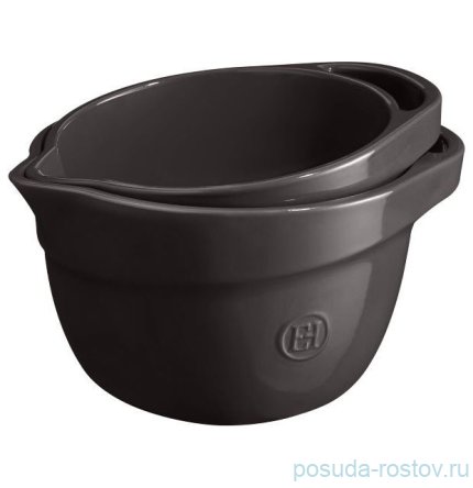 Миска для смешивания 27 x 22 x 15 см 3,5 л черный Emile Henry   / 379084