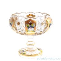 Вазочка 13 см н/н &quot;Хрусталь с золотом&quot; / 049196