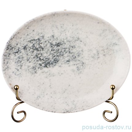 Тарелка 21 х 16 см овальная &quot;smoky&quot; / 198814