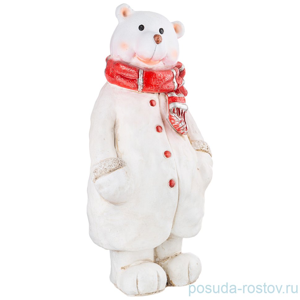 Фигурка 49 см "медведь в шарфе" / 271187