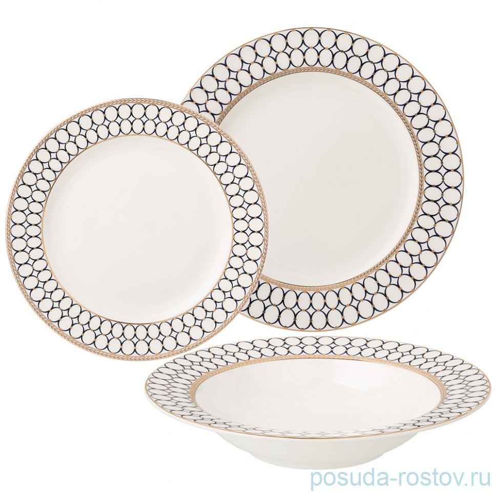 Набор тарелок 18 предметов "Breeze" / 336077