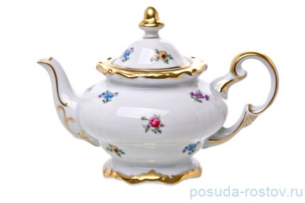 Заварочный чайник 600 мл &quot;Мелкие цветы /1016&quot; / 015733