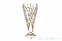 Ваза для цветов 33 см н/н &quot;Квадро /03894 /Золото&quot; / 098319