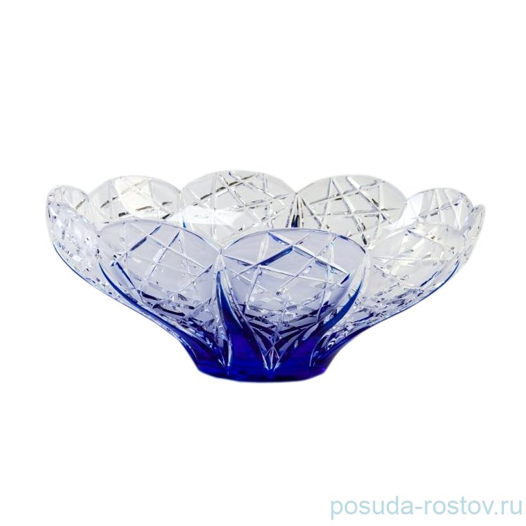 Фруктовница 27,5 см "Бутон /Синяя" / 152655