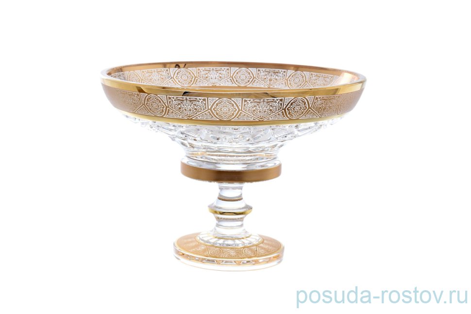 Конфетница 25 см н/н "Max Crystal /Золото /51210" / 149853