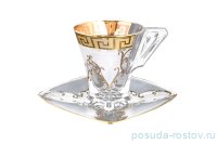 Набор чайных пар 6 шт &quot;Версаче золото&quot; B-G / 096685