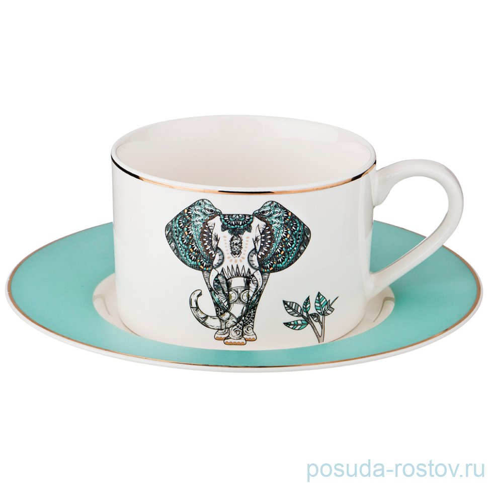 Чайная пара 220 мл 1 шт "Слон" / 200240