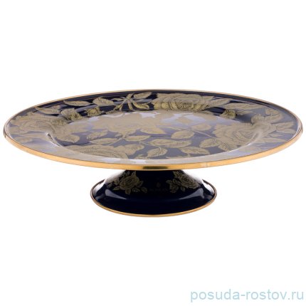 Тортница 30 см н/н кобальт &quot;Agness /Ренессанс /Розы&quot; / 211335