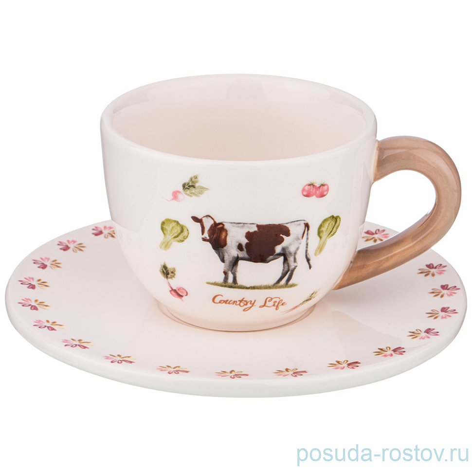 Чайная пара 250 мл 1 шт "country life" / 220695