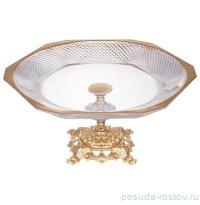 Блюдо 28 x 28 x 13 см шестигранное н/н металл &quot;Prestij&quot; / 292563