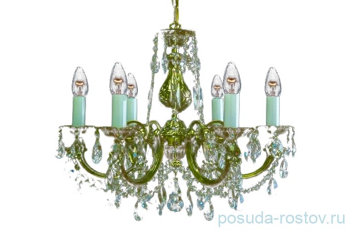 Люстра 8 рожковая хрусталь /бронза  Royal "Роял" PL / 047536